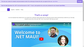 .NET Conf Focus on MAUI
