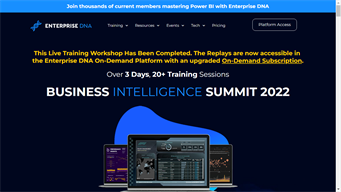 Enterprise DNA Business Intelligence Summit 2022