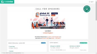 Global AI Bootcamp 2023 CFS