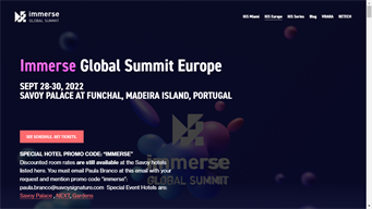 Immerse Global Summit Europe 2022