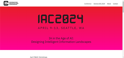 Information Architecture Conference 2024