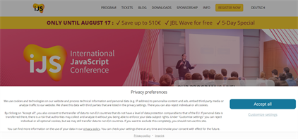 International JavaScript Conference Munich 2023
