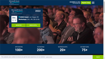 Microsoft Azure AI Conference 2022