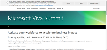 Microsoft Viva Summit 2023
