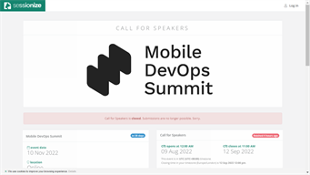 Mobile DevOps Summit 2022 CFP