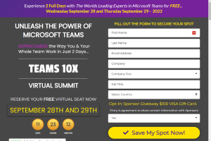 Teams 10X Virtual Summit
