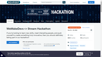 WeMakeDevs Stream Hackathon 2022