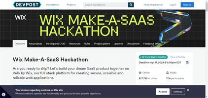 Wix Make-A-SaaS Hackathon 2023